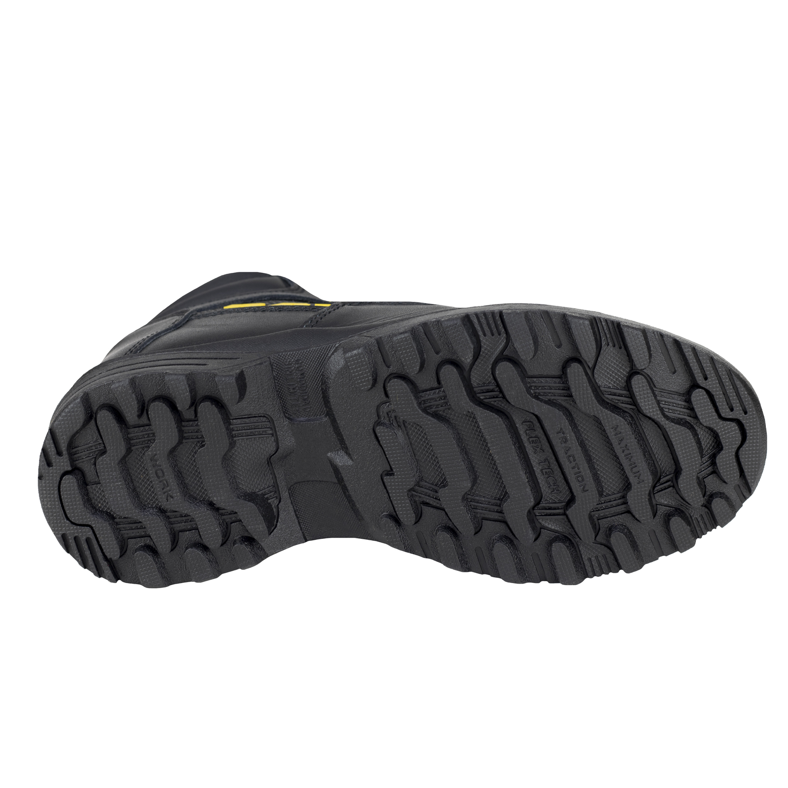 Bota Industriales De Seguridad Ram 9403 Negro Amarillo Casco Acero