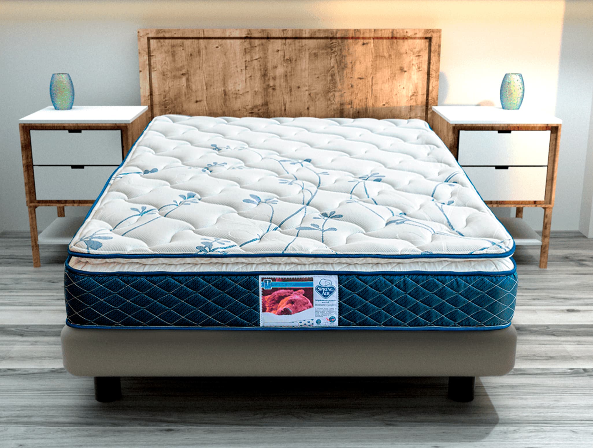 Spring Air Colchon Queen Size Carmín Posture Confort