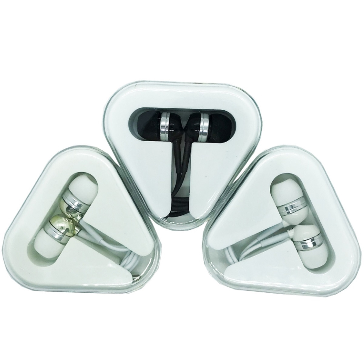 Audífonos Básicos Económicos Entrada 3.5mm Caja Acrílica Calidad Audio