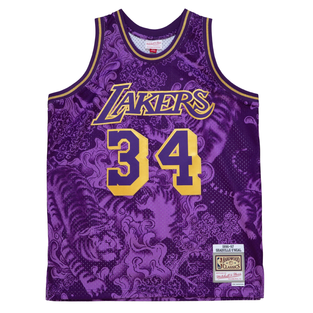 Jersey Mitchell & Ness Angeles Lakers CNY 4.0 Swingman  #MEDIANA TFSM1248