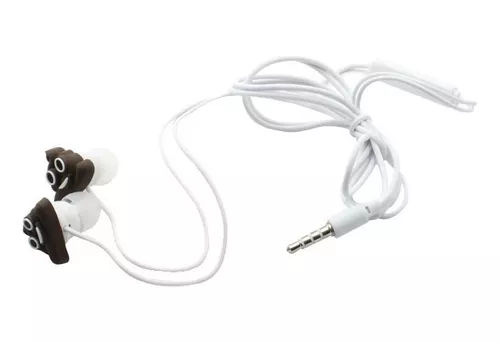 Audífonos Alámbricos Emoji Manos Libres Entrada 3.5mm Compatibles Universales