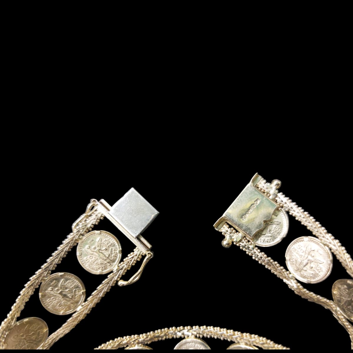 Pulsera Boleada Escudo Mexicano Oro 14k Joyeria M De Leon
