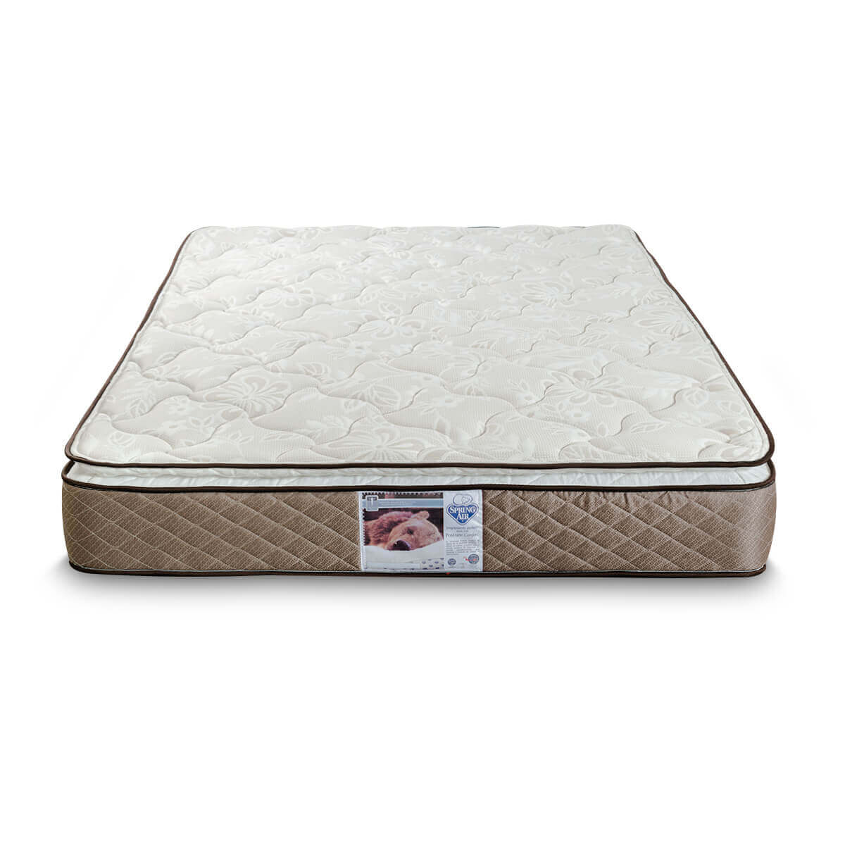 Spring Air Colchon Individual Berkeley Cama Con Máximo Soporte y Confort Ortopédico de Firmeza Media 