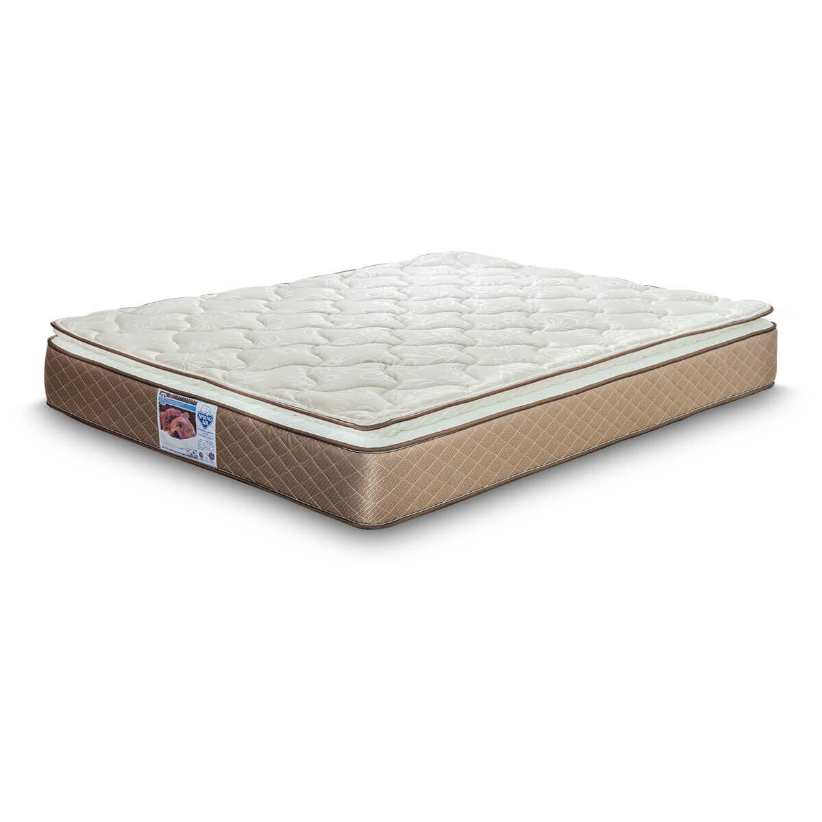 Spring Air Colchon King Size Berkeley Cama Con Máximo Soporte de Firmeza Media