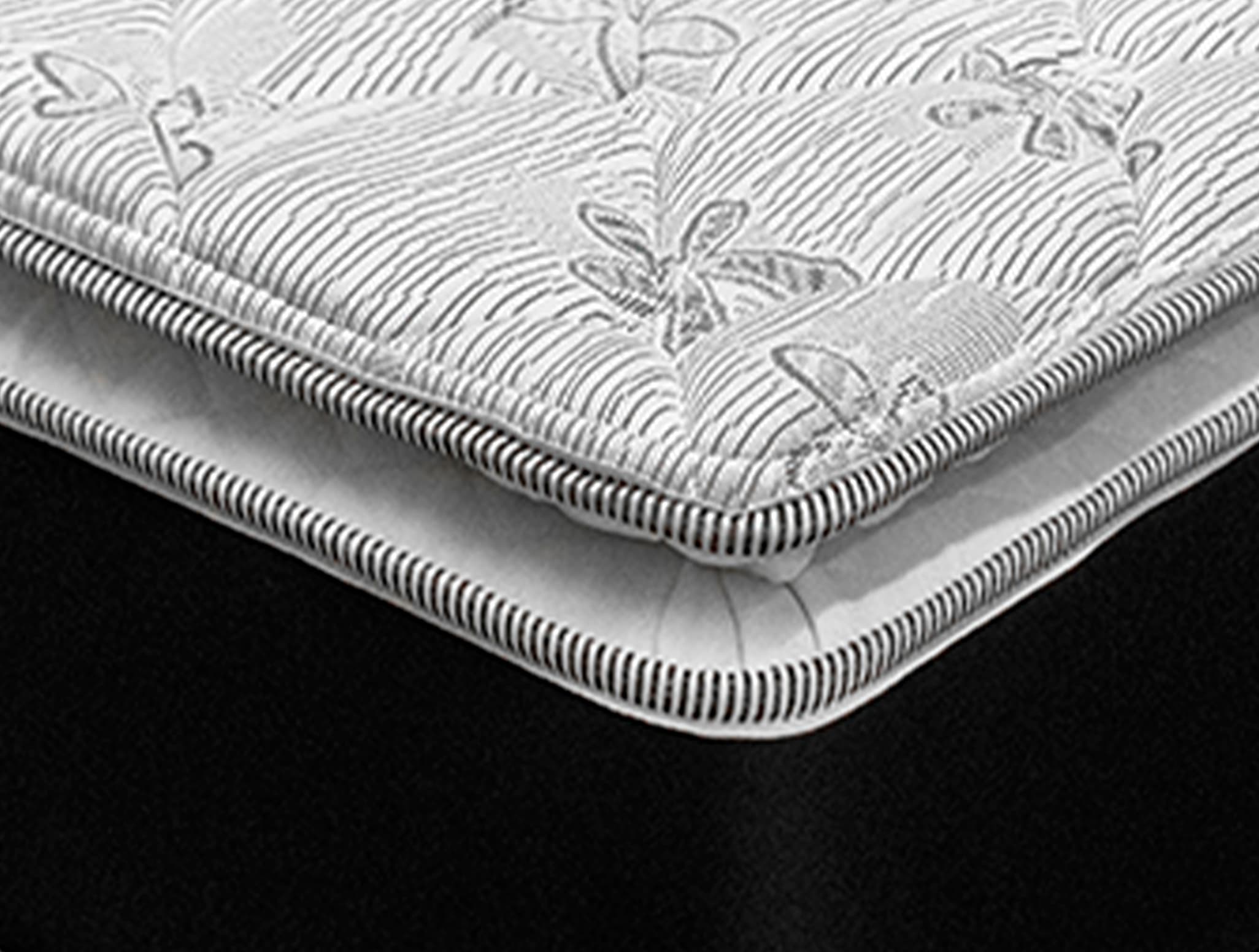 Spring Air Colchon Matrimonial Kunis  Cama Con Máximo Soporte y Confort Ortopédico de Firmeza Media