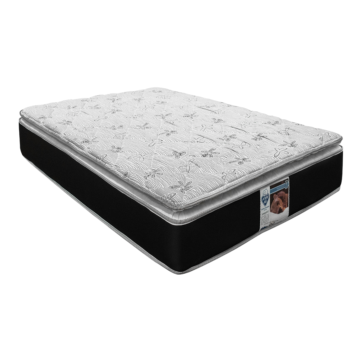 Spring Air Colchon Queen Size Kunis Cama Con Máximo Soporte y Ortopédico de Confort Medio