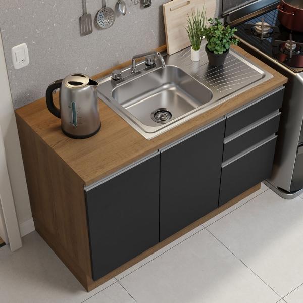 Cocina Integral Completa Madesa Glamy 240cm Con Tarja MN