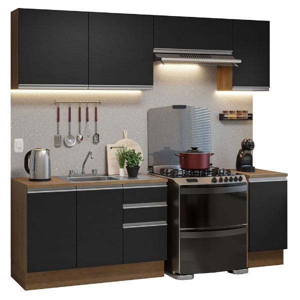 Cocina Integral Completa Madesa Glamy 240cm Con Tarja MN