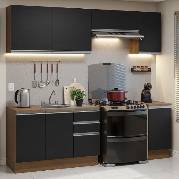 Cocina Integral Completa Madesa Glamy 240cm Con Tarja MN