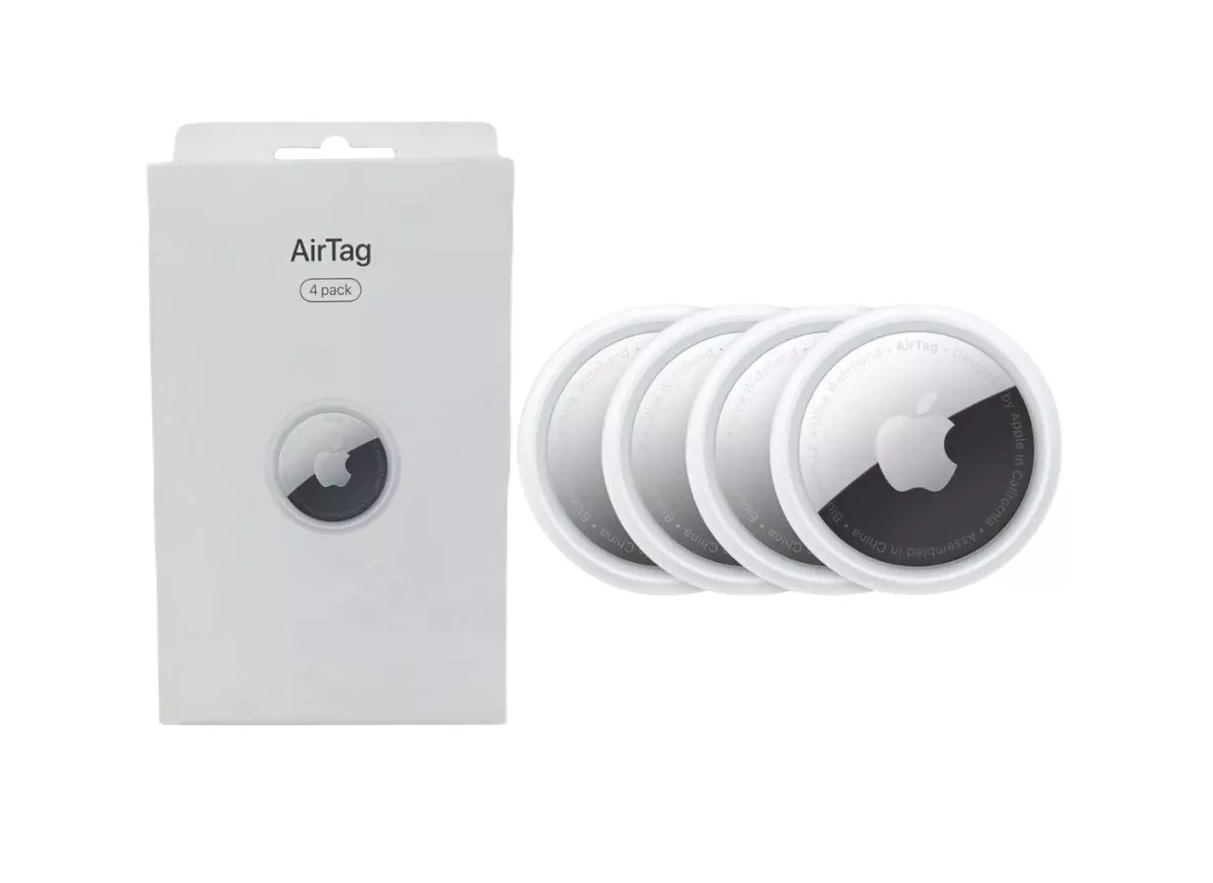Paquete Apple Airtag Tracker de 4 Unidades Original de Apple