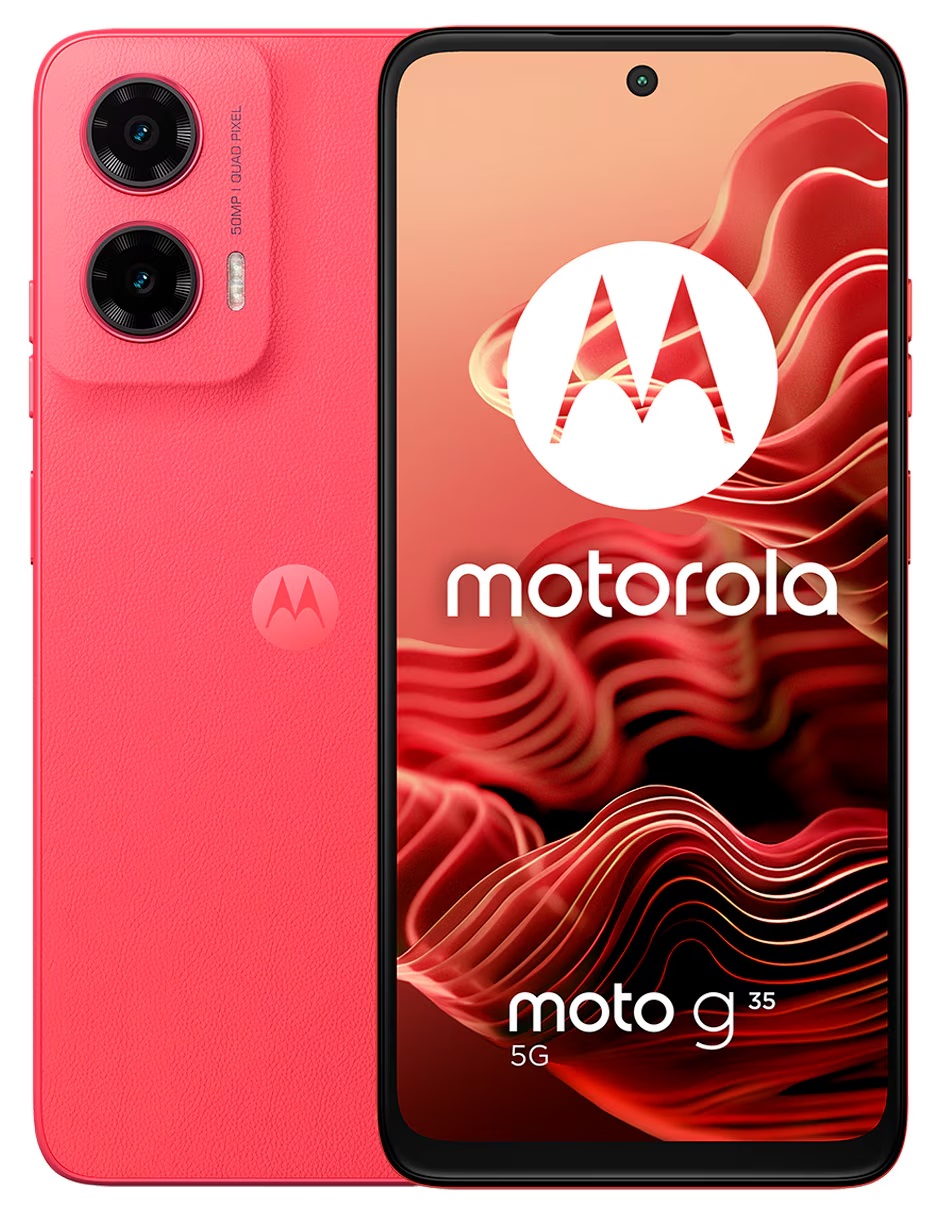 Motorola G35 5G 256Gb 8Ram Color Rojo Dual sim Nuevo Desbloqueado