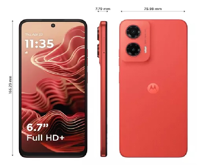 Motorola G35 5G 256Gb 8Ram Color Rojo Dual sim Nuevo Desbloqueado