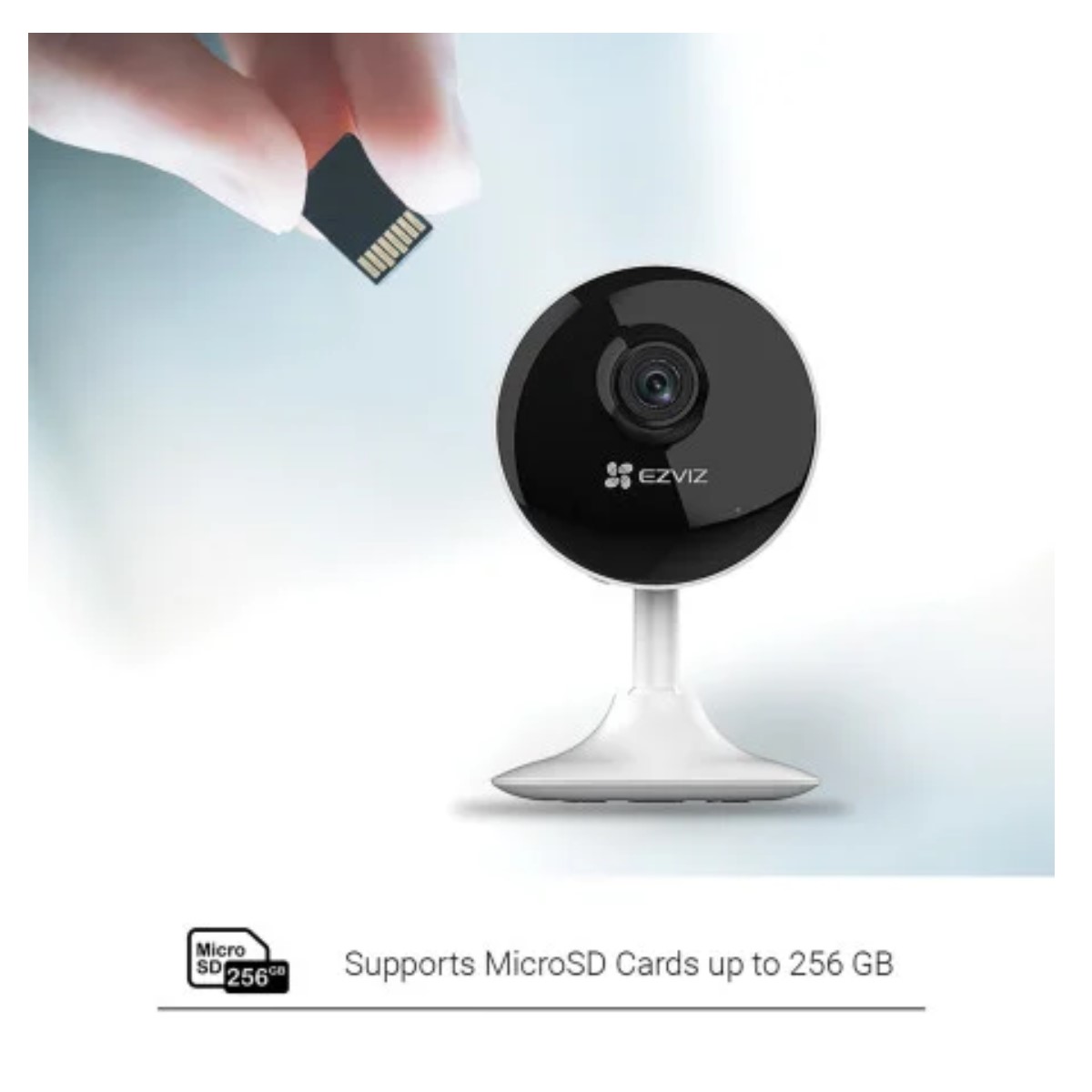 Ezviz Cámara Seguridad IP Smart WiFi Domo IR Interiores C1C Inalámbrico 1920x1080 Pixeles Día Noche