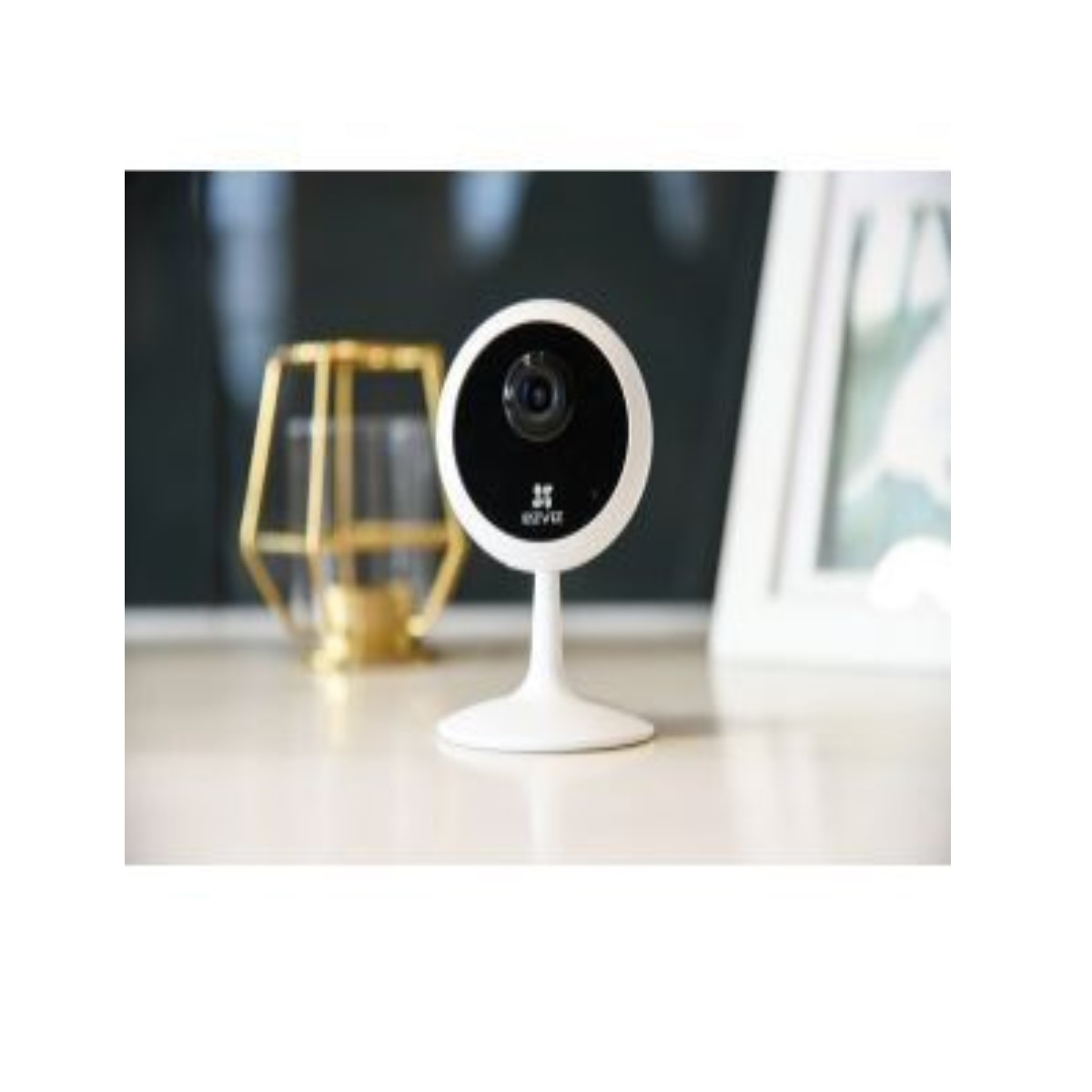 Ezviz Cámara Seguridad IP Smart WiFi Domo IR Interiores C1C Inalámbrico 1920x1080 Pixeles Día Noche