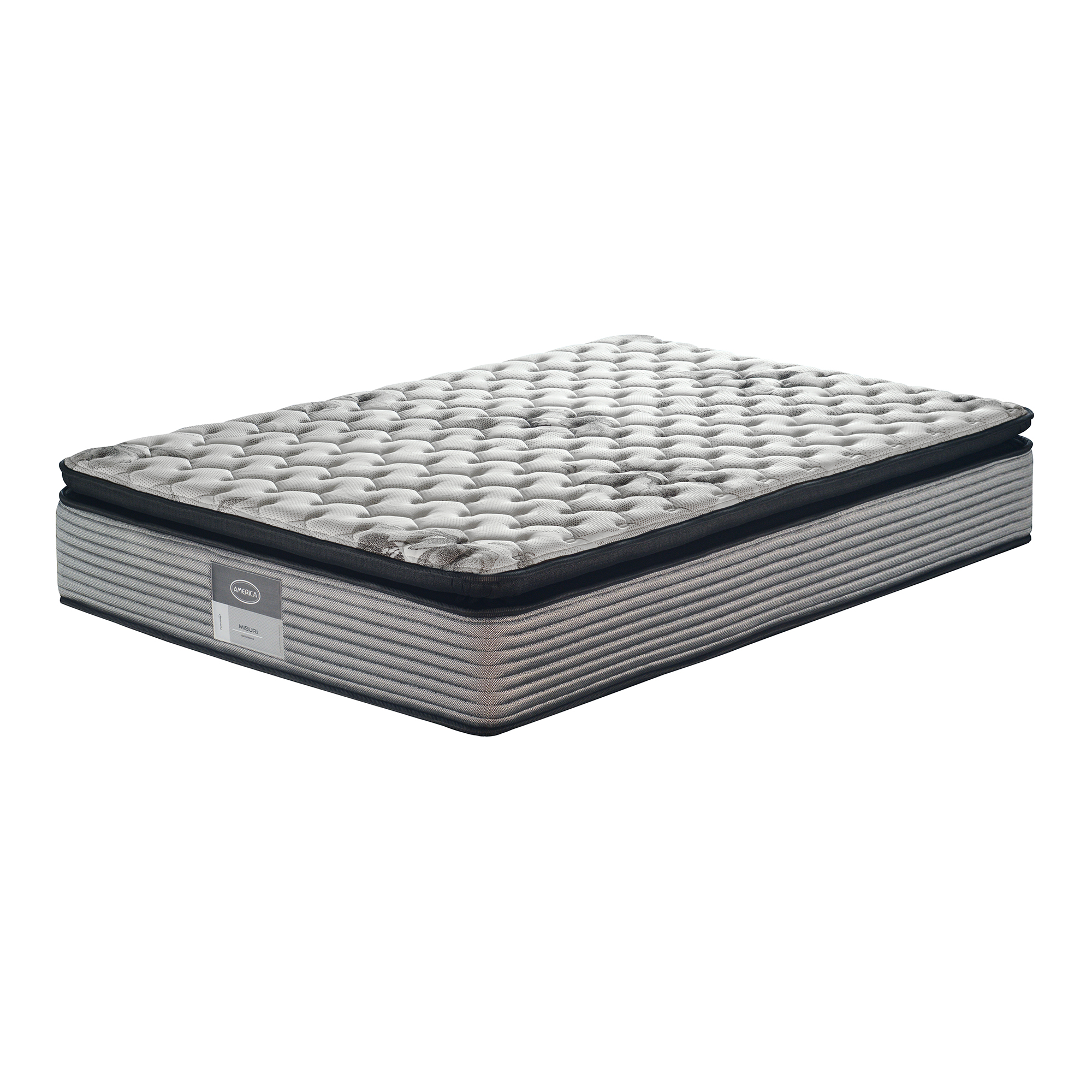 Colchones América Colchon Queen Size Misuri Con Tecnología Perferct Side y Descanso Ortopédico de Confort Medio