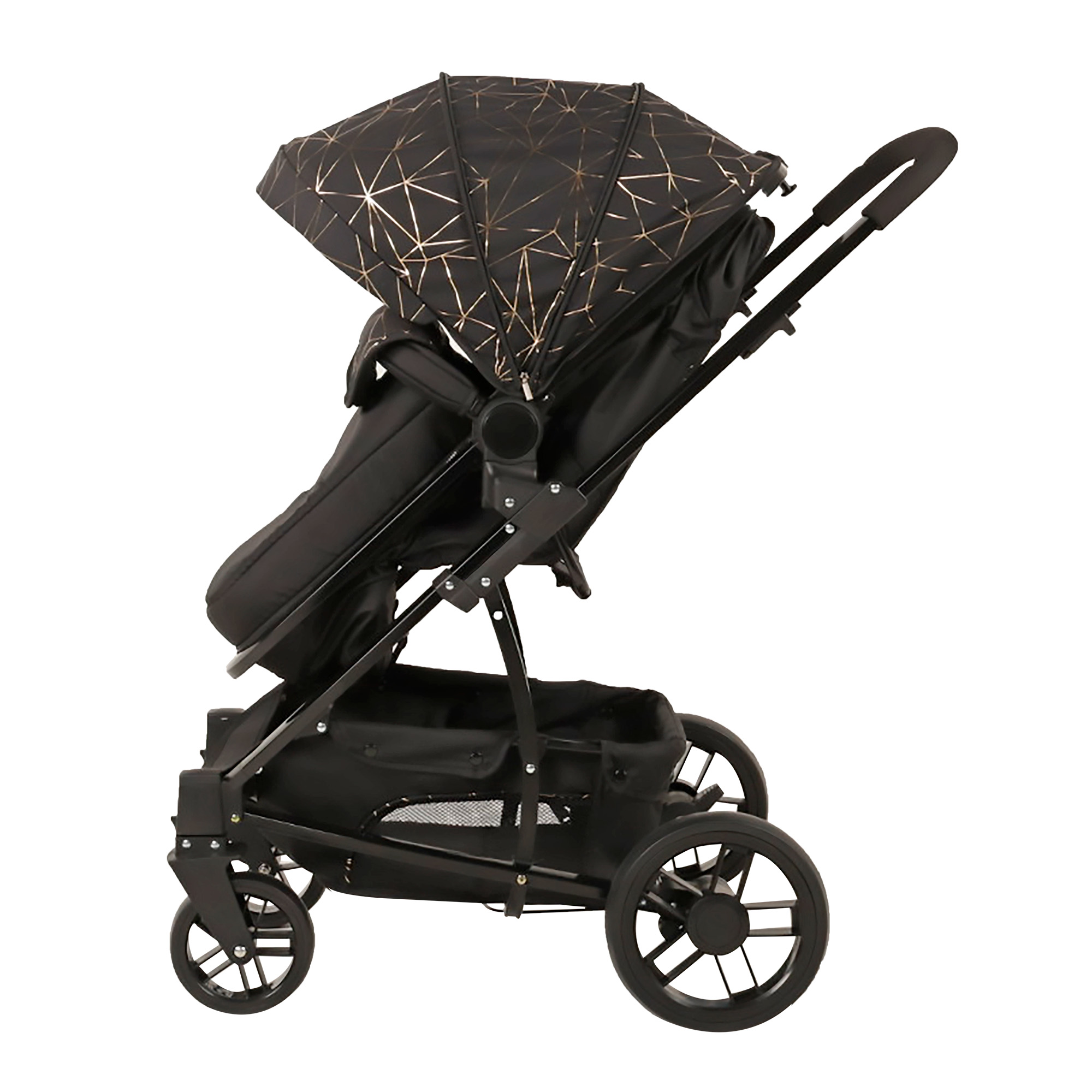 Carriola De Paseo D'bebé Lulú Travel System Sistema De Viaje Color Negro
