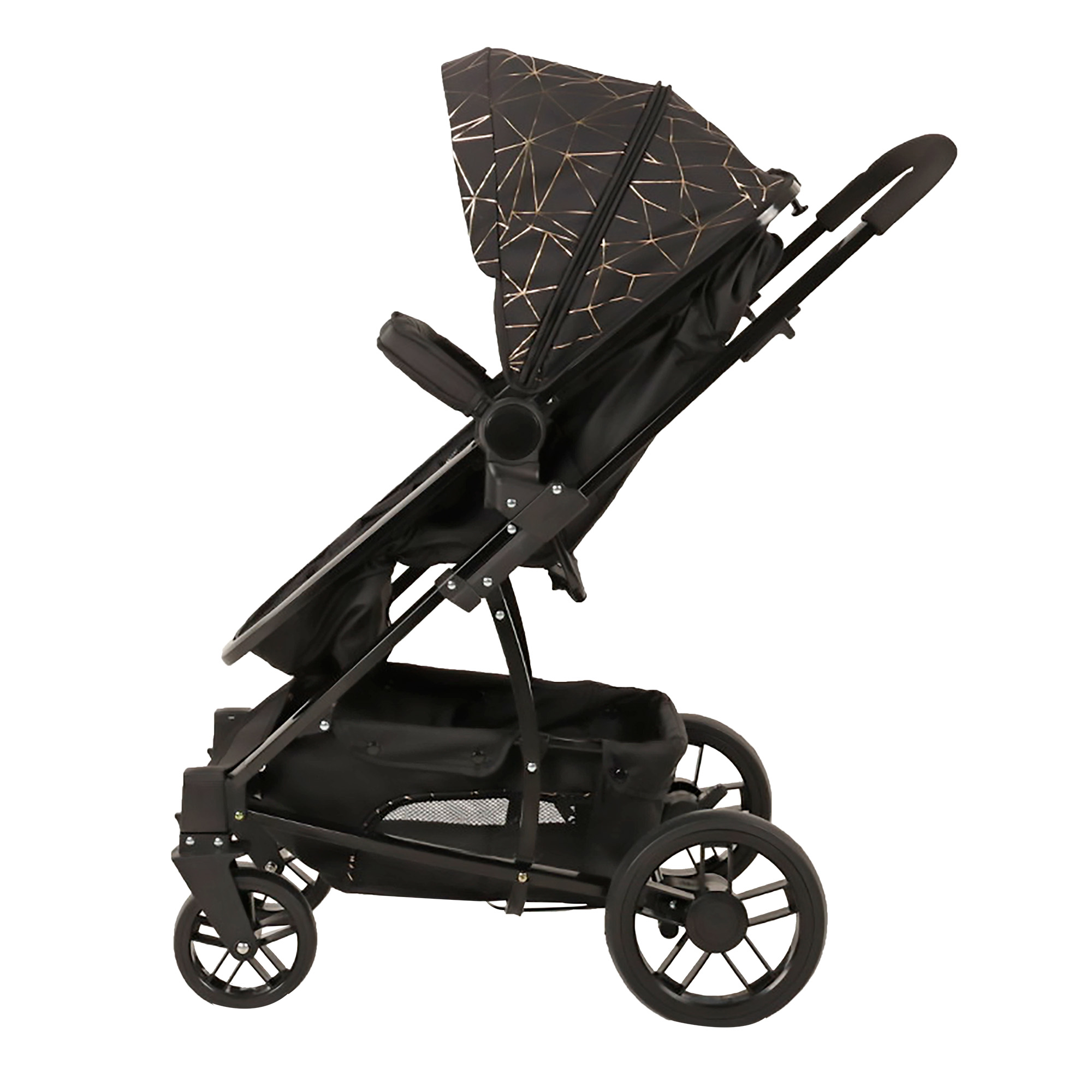 Carriola De Paseo D'bebé Lulú Travel System Sistema De Viaje Color Negro