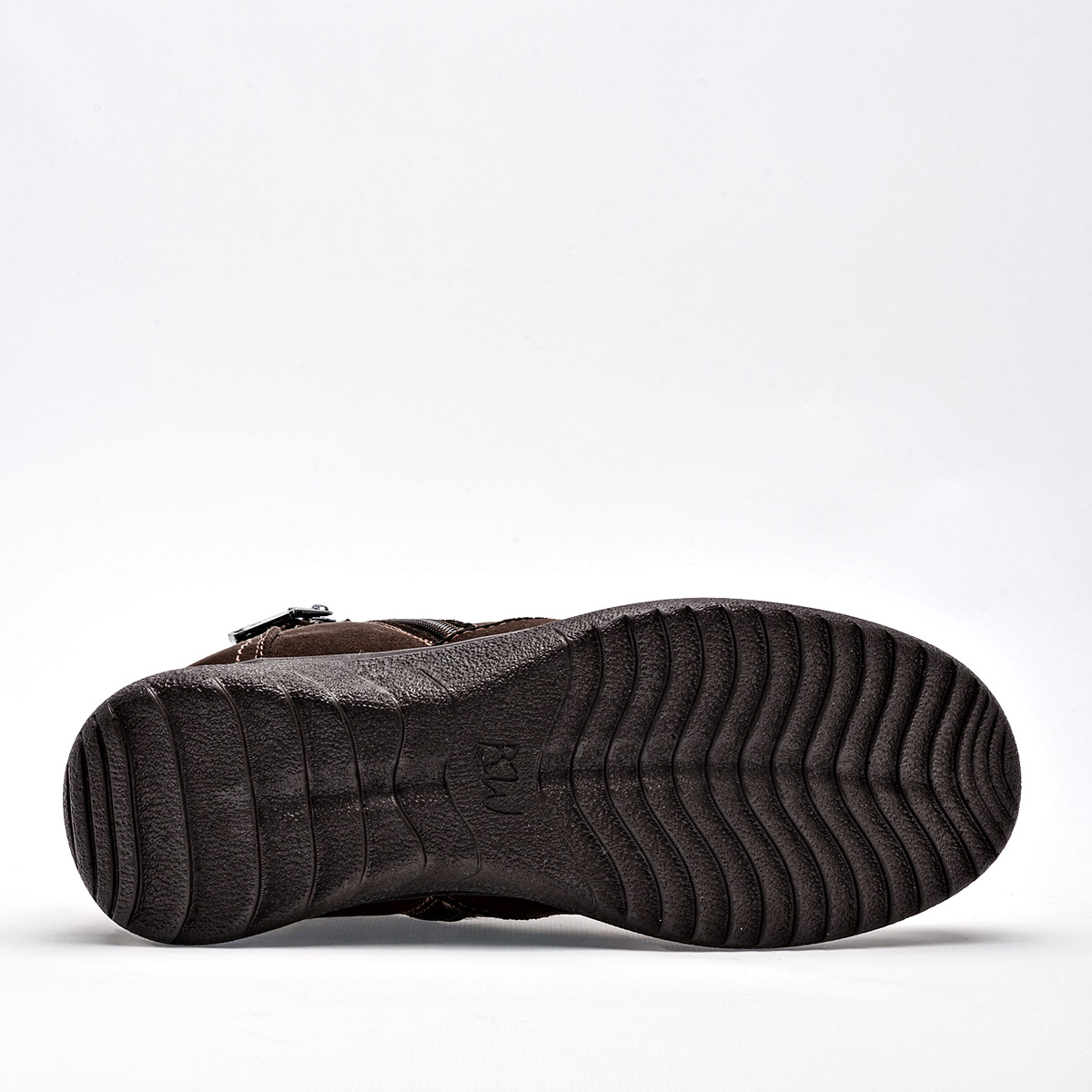 Bon Wild Shoes Botin Casual Gamuza Mujer Plataforma 4cm Tubo 10cm Color Cafe E9