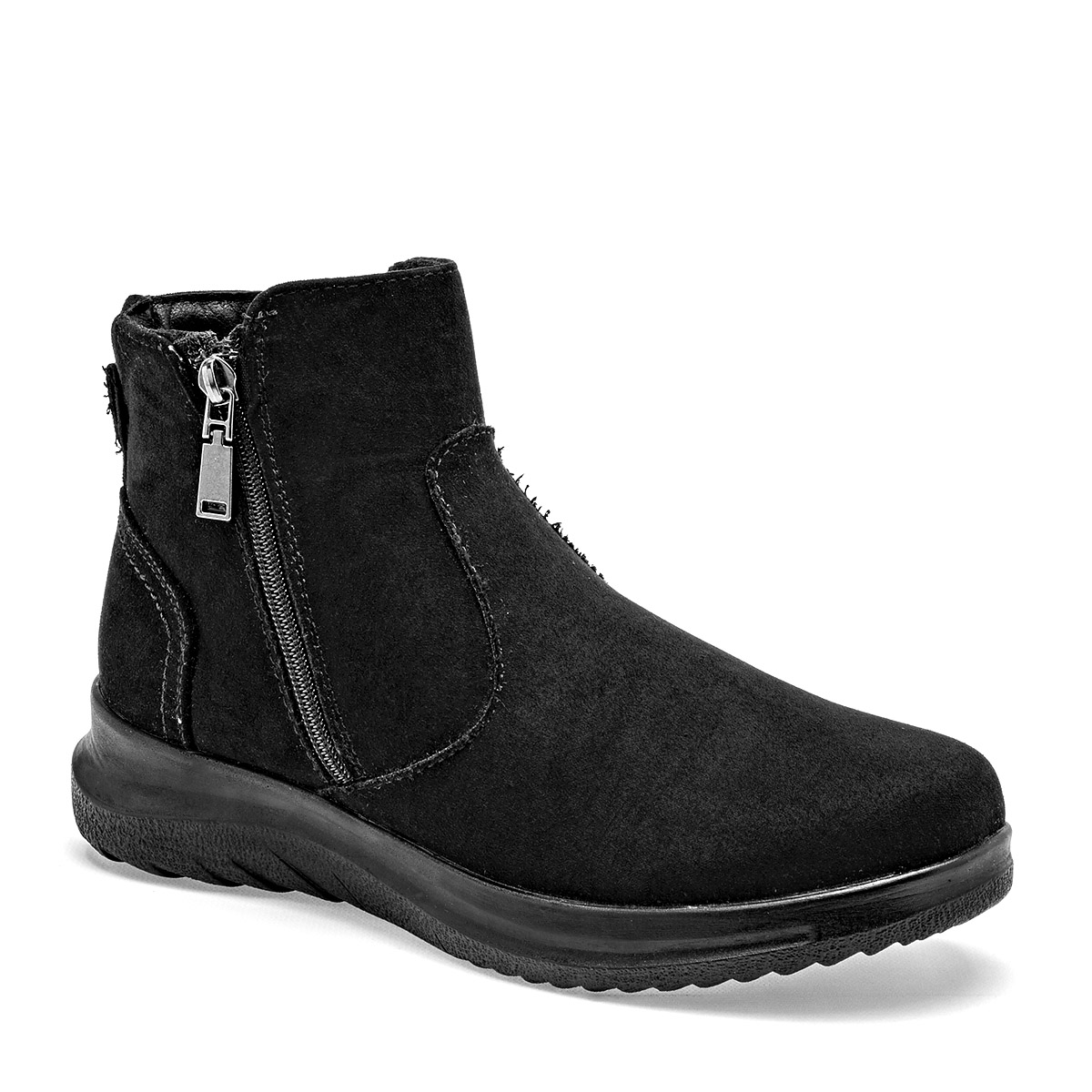 Bon Wild Shoes Botin Casual Gamuza Mujer Plataforma 4cm Tubo 10cm Color Negro E9