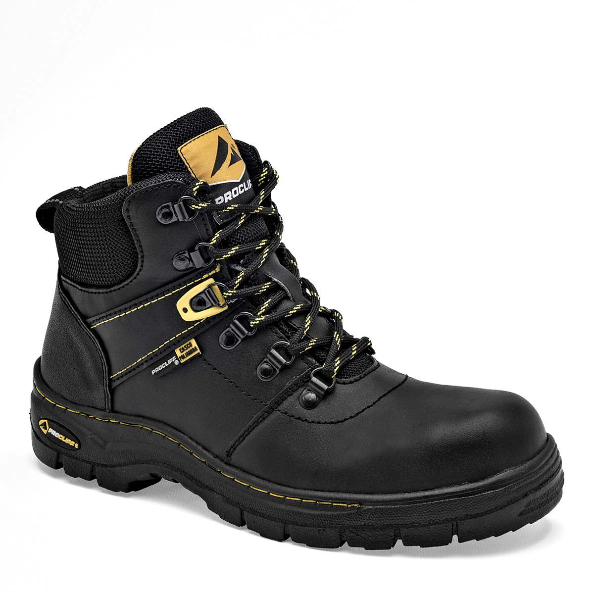 ProCliff Botin Industrial En Piel Mujer con Casco de Poliamida Color Negro E9