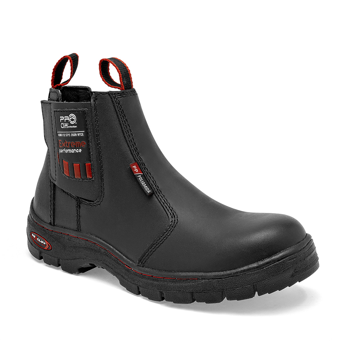 ProCliff Botin Industrial En Piel Mujer con Casco de Poliamida Color Negro E9