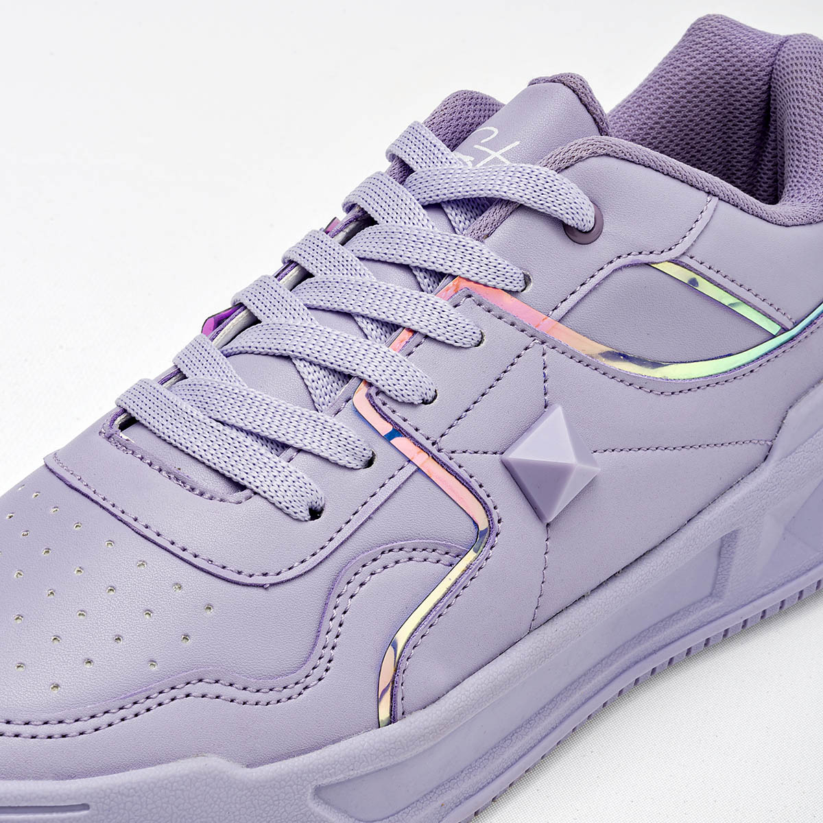Stars of the World Tenis Casual Mujer de plataforma 4 cm Color Morado E9