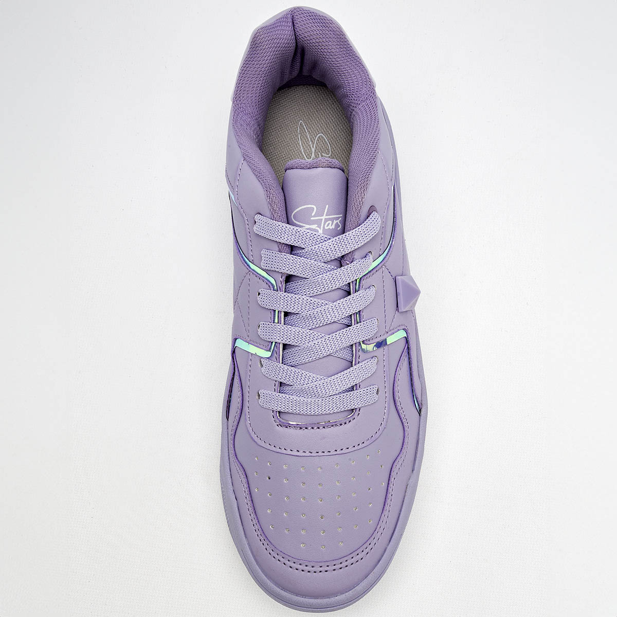 Stars of the World Tenis Casual Mujer de plataforma 4 cm Color Morado E9