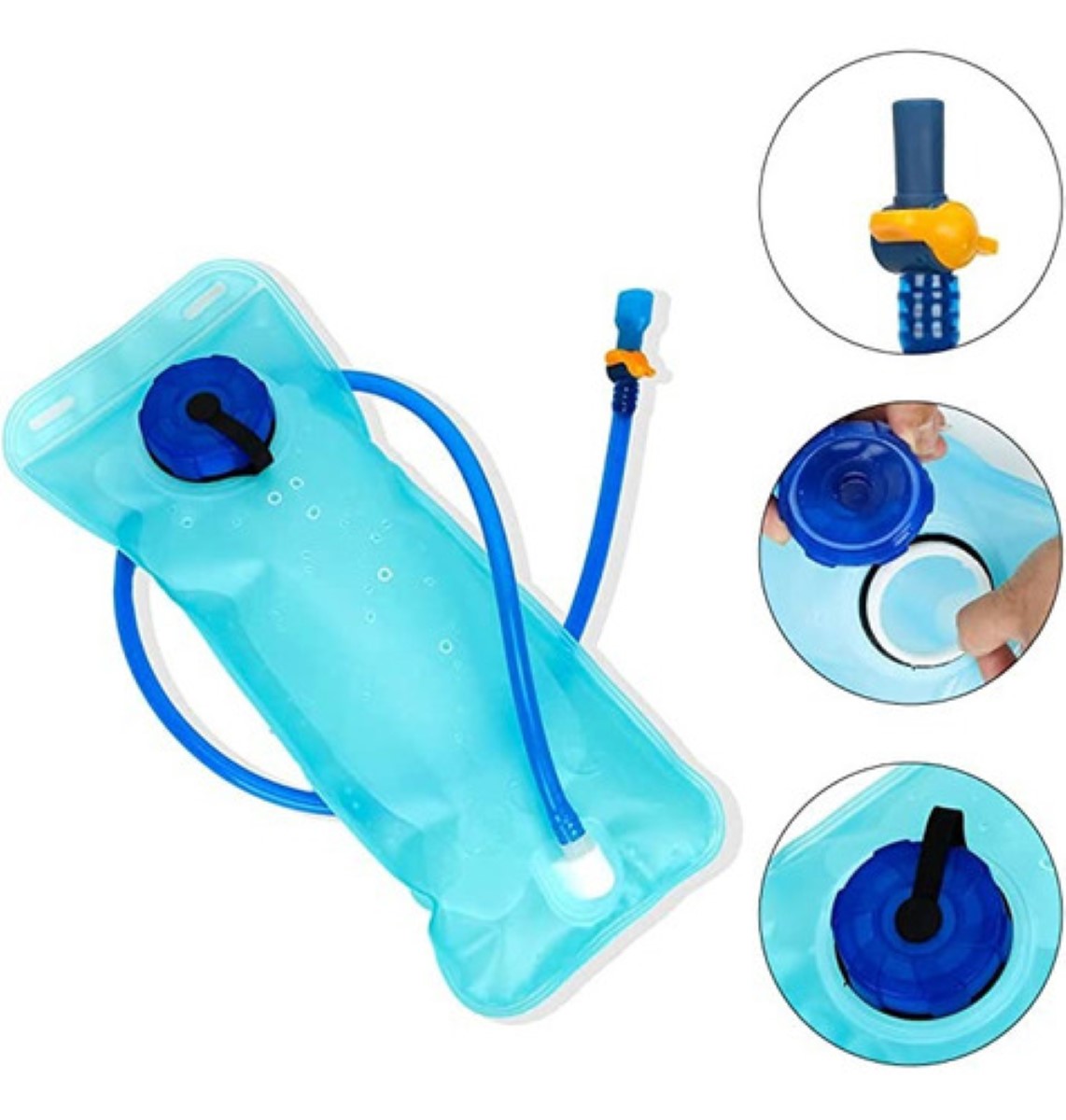 Bolsa De Agua Hidratación 2 L Para Mochila De Hidratación AZUL