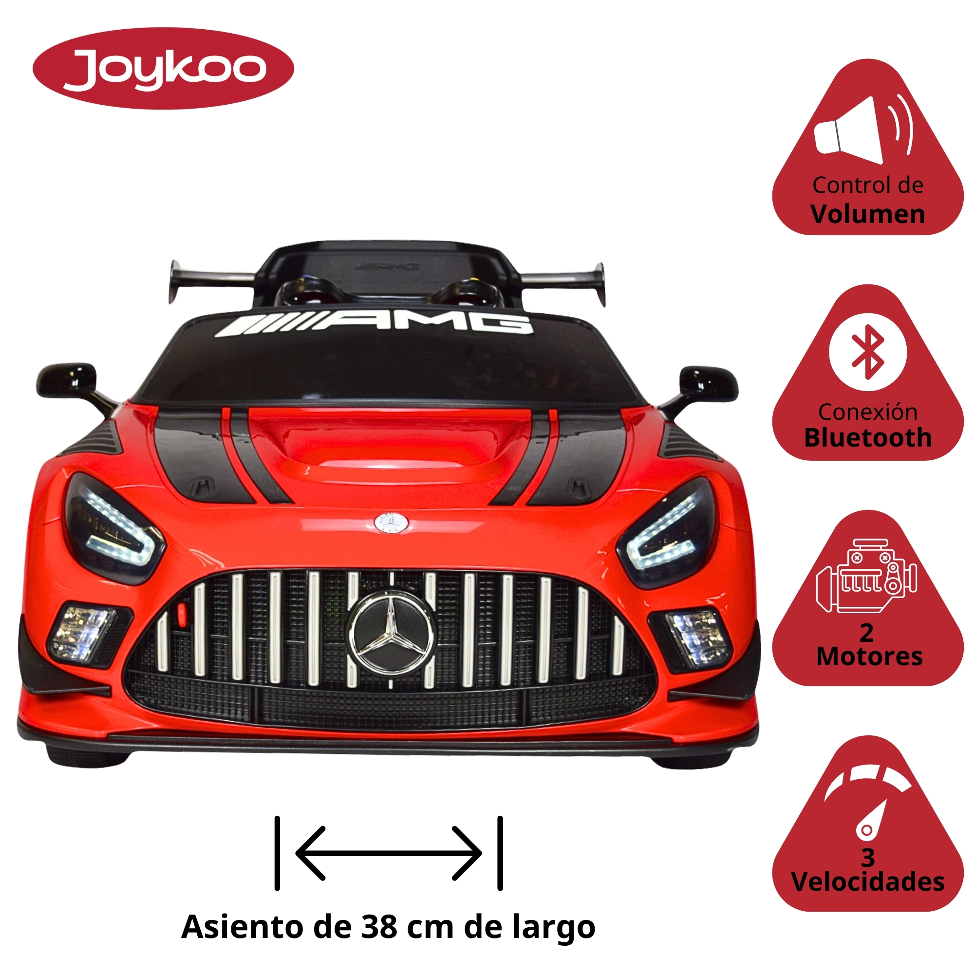 Montable Mercedes-Benz Electrico para Niños Control Remoto 12v - Rojo