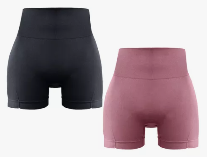 2pzs Short Ejercicio Casual Gym Moda Sexy Cintura Alta Short