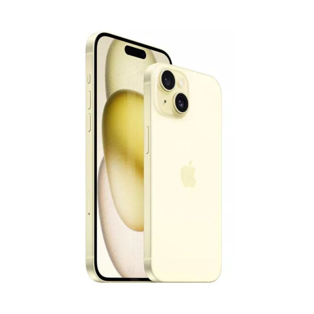 iPhone 15 128GB Amarillo E-SIM Reacondicionado + Power Bank 10,000mah