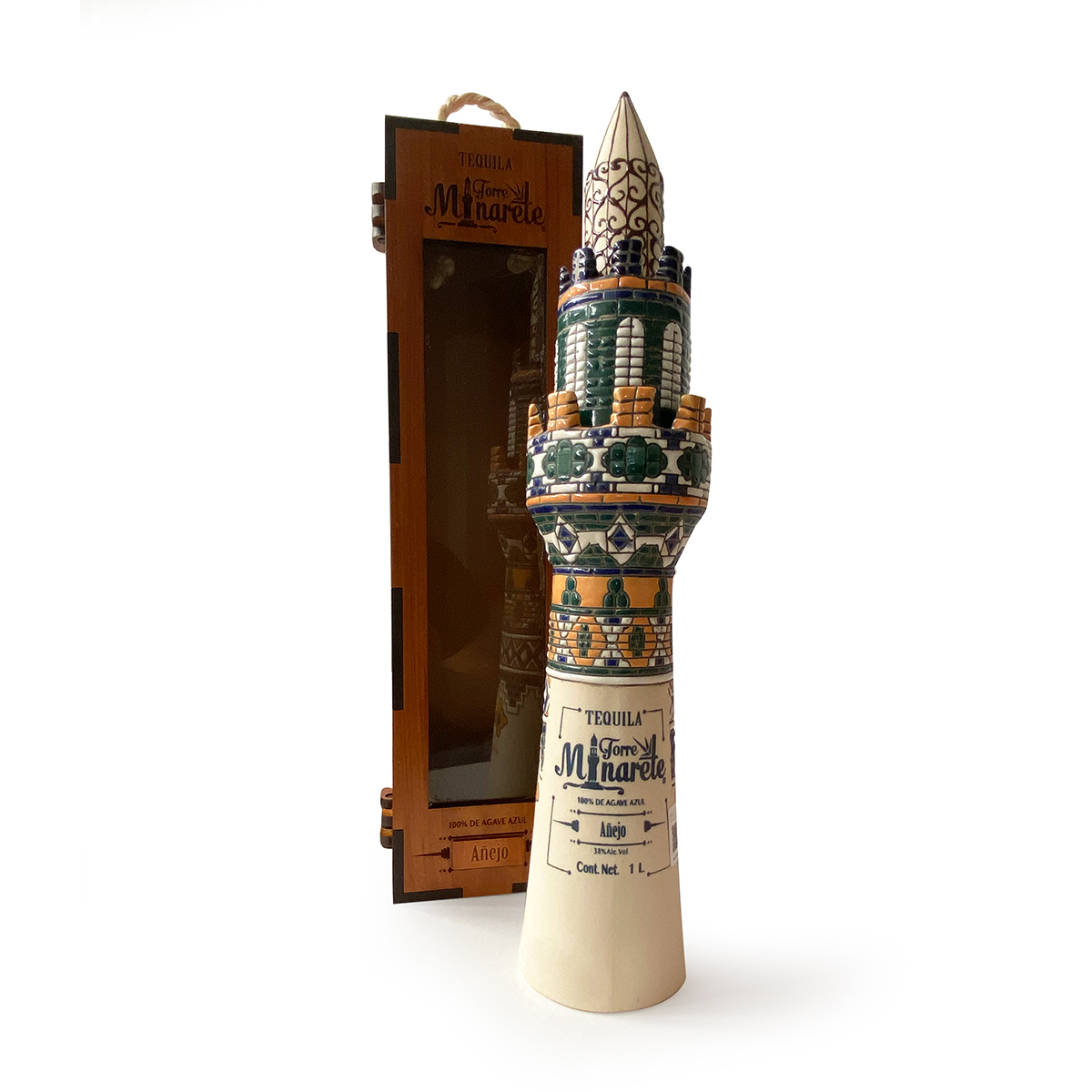 Tequila Artesanal Torre Miranete Añejo 1L