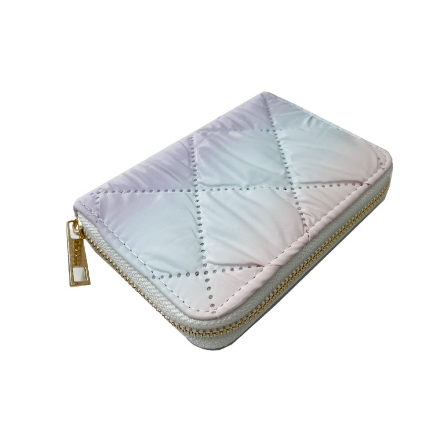 Cartera Capitonado Efecto Degradado Multicolor 
