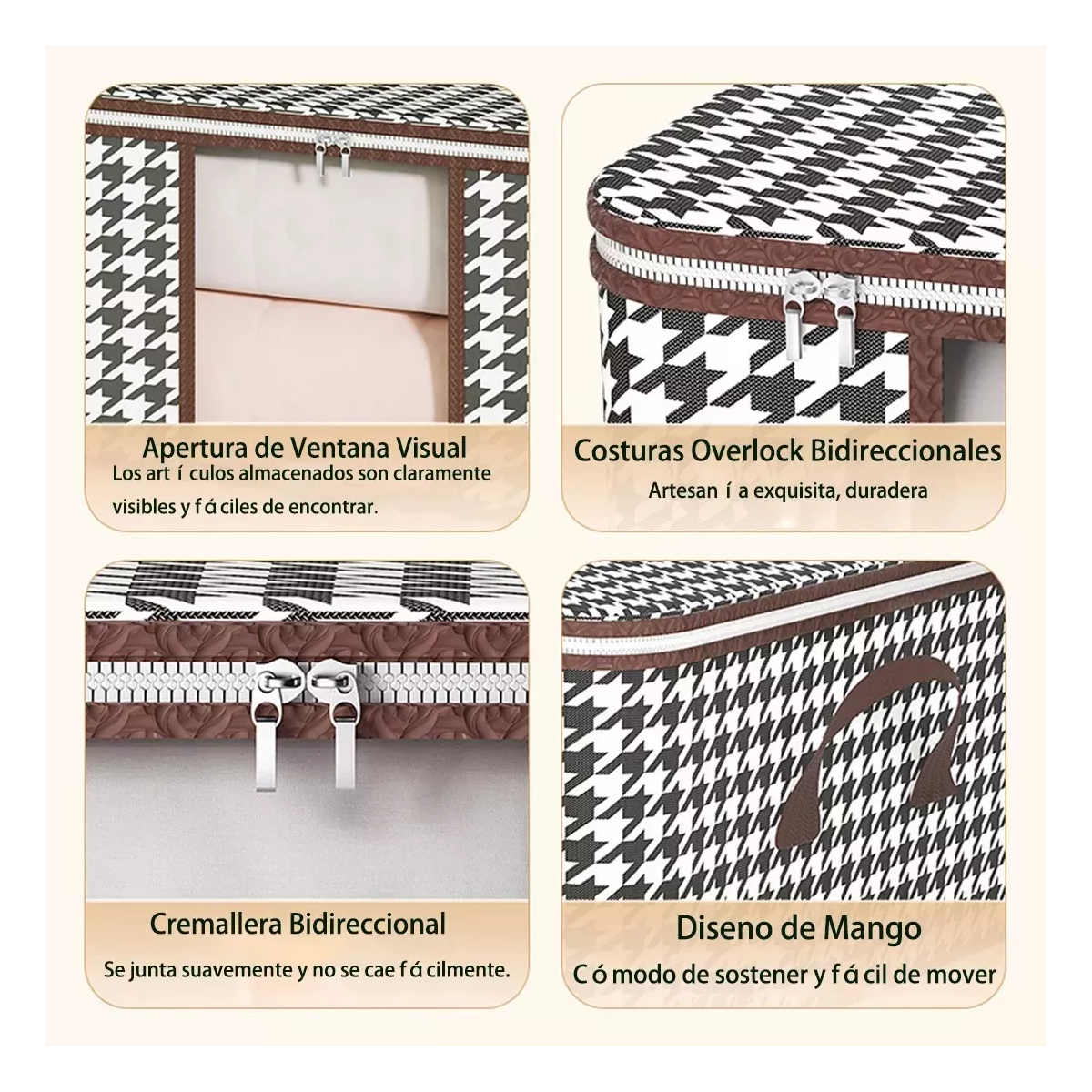 Caja De Almacenamiento Organizadora Ropa 6Pzs
