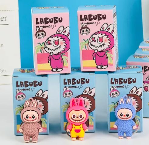 Llavero Compatible Con Labubu 1 Caja Sorpresa Mini