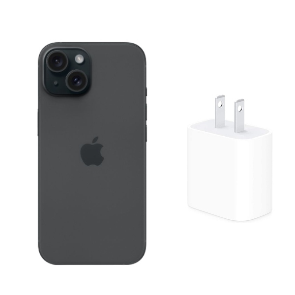 Apple  Iphone 15 Negro 256GB  Nuevo REACONDICIONADO  + Cubo Carga Rápida.