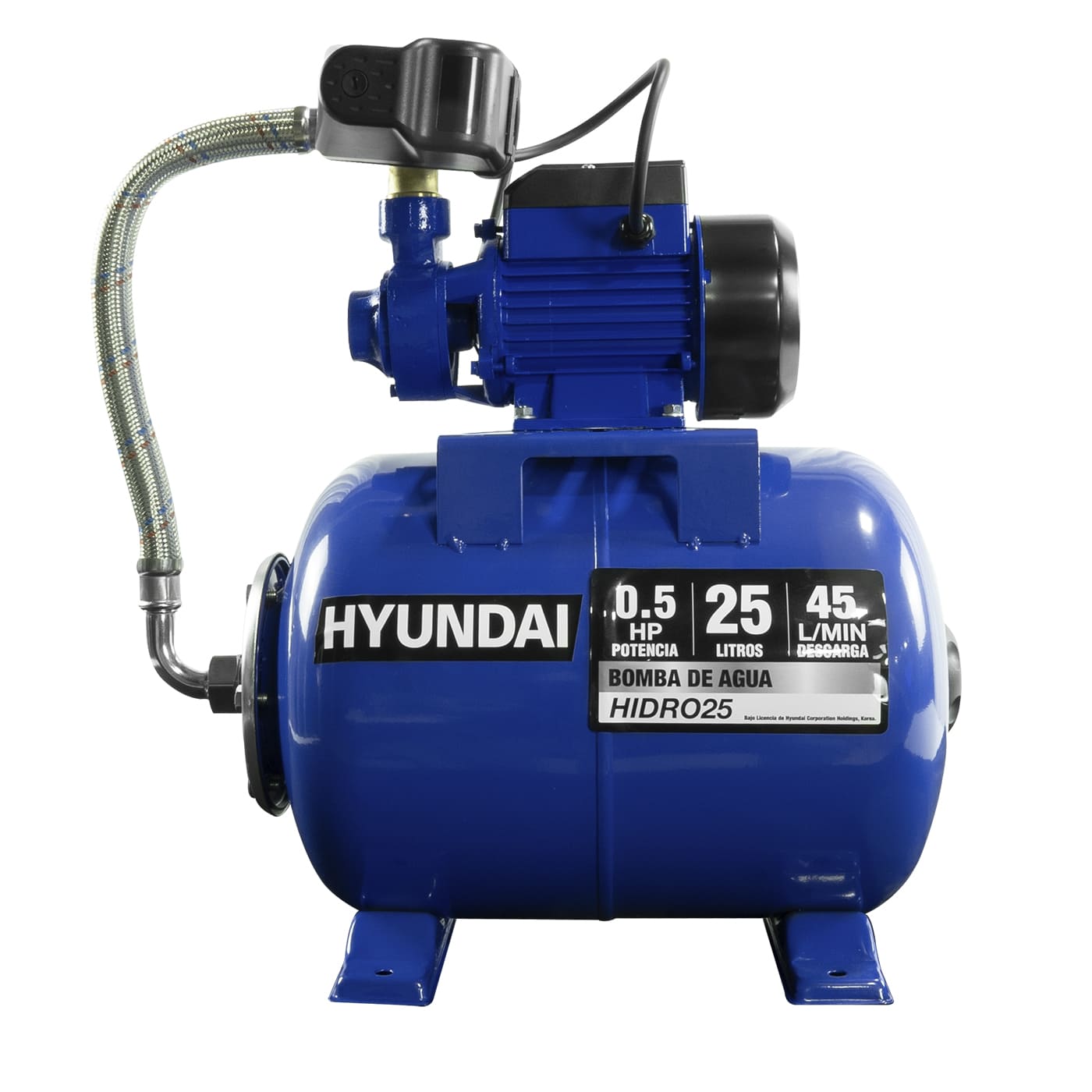 Bomba De Agua Eléctrica Hyundai 0.5 Hp 25 Litros 110v/60hz - HIDRO25