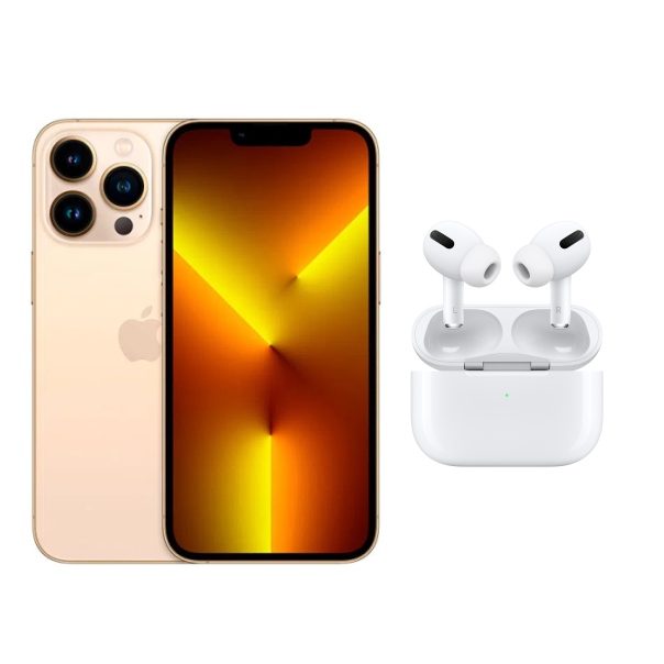 Apple Iphone 12 Pro Max DORADO 128GB Reacondicionado + Audífonos  Airpods 4 de regalo con calidad premium .