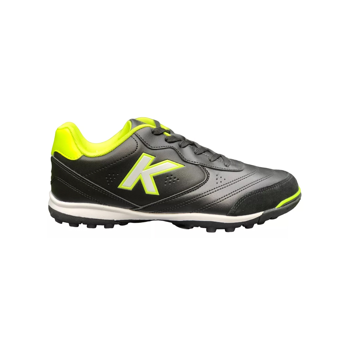 Tenis Futbol Rapido Turf Kelme Classico Hombre Negro/Amarillo