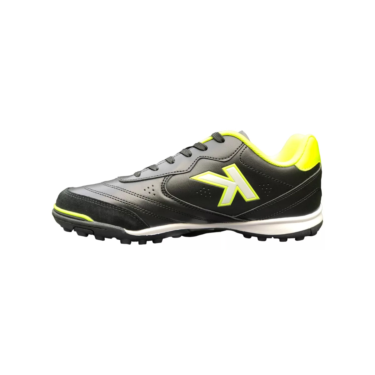 Tenis Futbol Rapido Turf Kelme Classico Hombre Negro/Amarillo