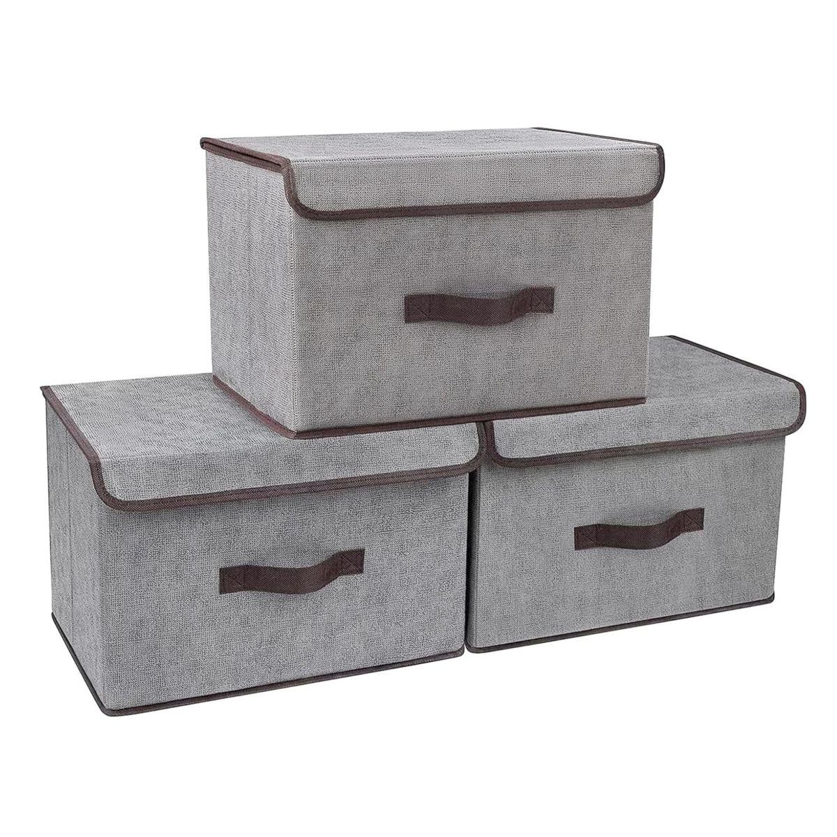 Cajas Organizadoras 8 Unidades De Tela Plegable Gris