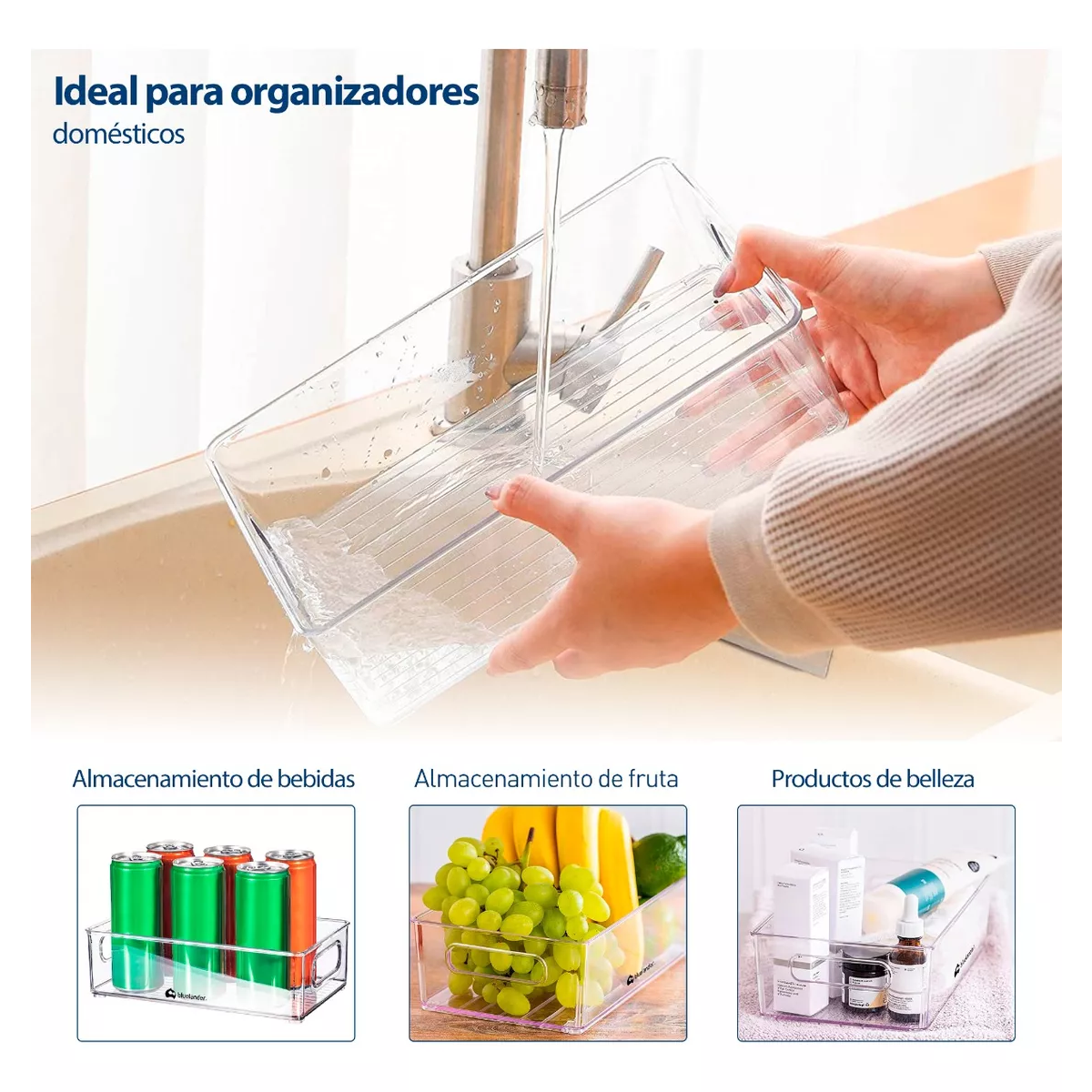 Organizadores De Refrigerador Contenedores Despensa 8 Piezas