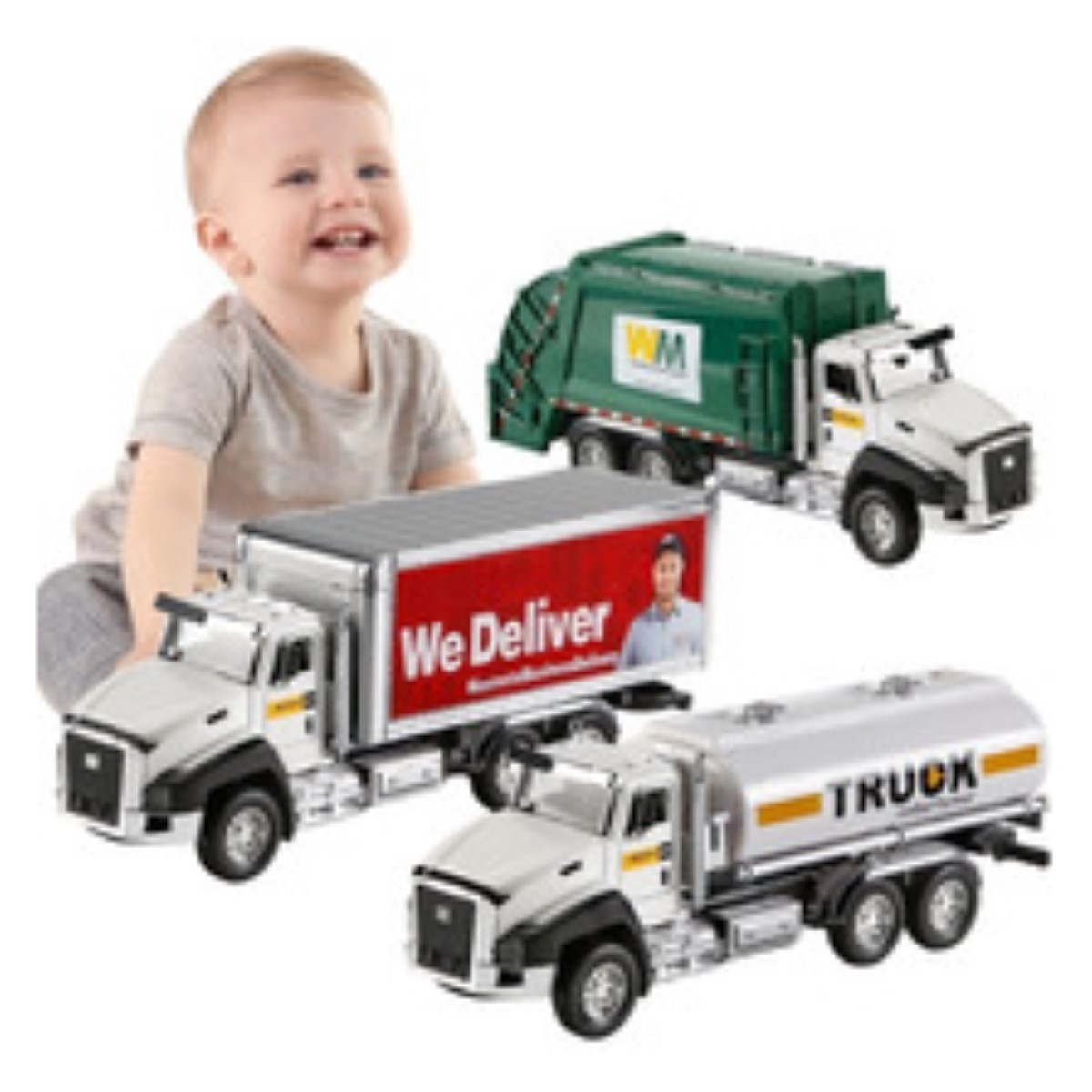 Carros De Juguete Para Niños Vehículo De Construcción Agricultura 6pzs verde gris 