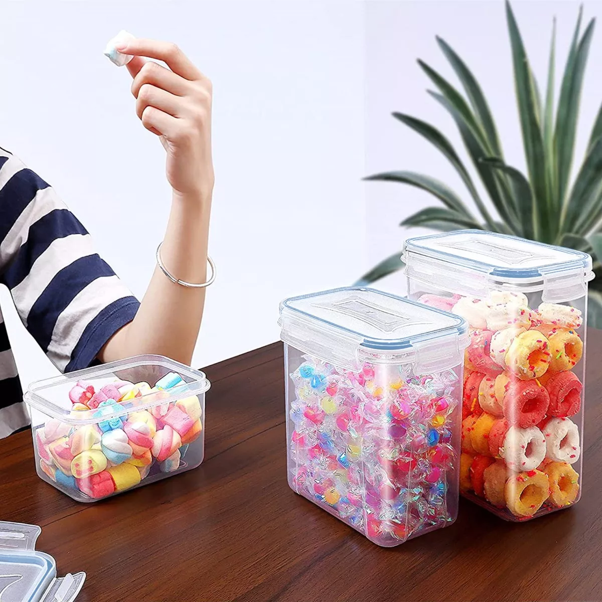 Recipiente Hermético Con Tapa 24 Pzas