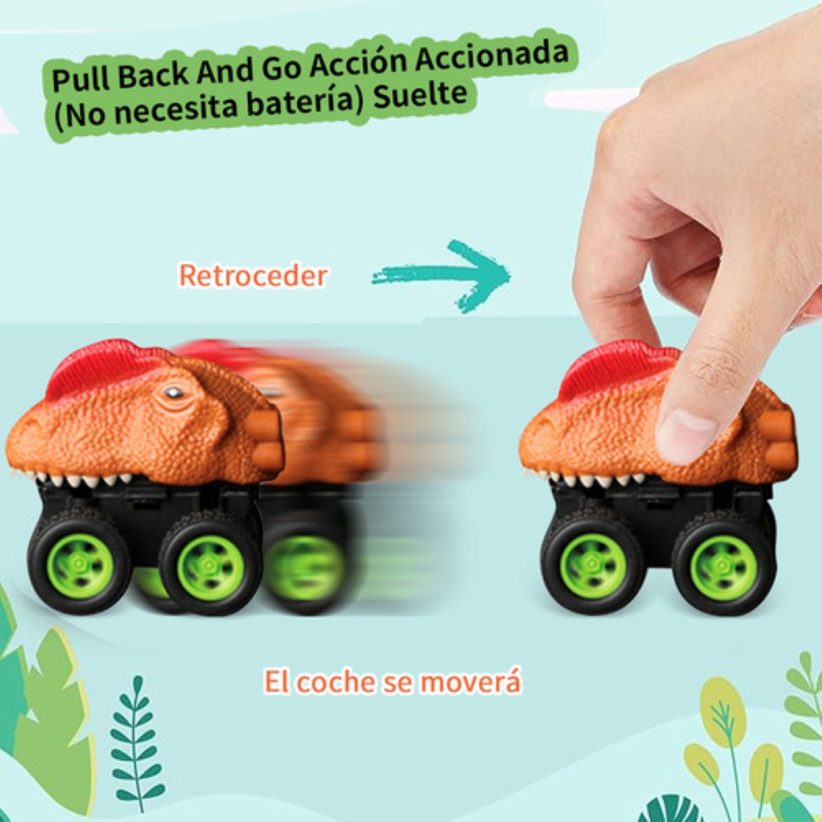 Juguetes De Coches Dinosaurio Con Lanzador – Set 12 En 1 Para Niños 3-6 Años, Regalo De Cumpleaños Y Navidad
