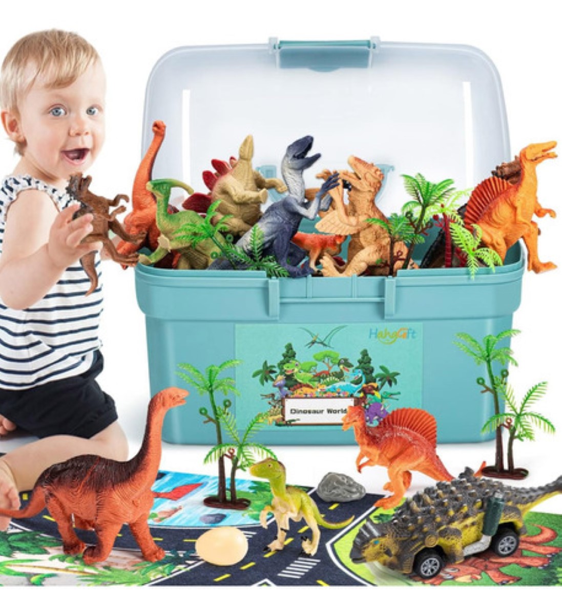 Dinosaurios Juguetes Para Niños2-5regalos Para Niños De Años colores