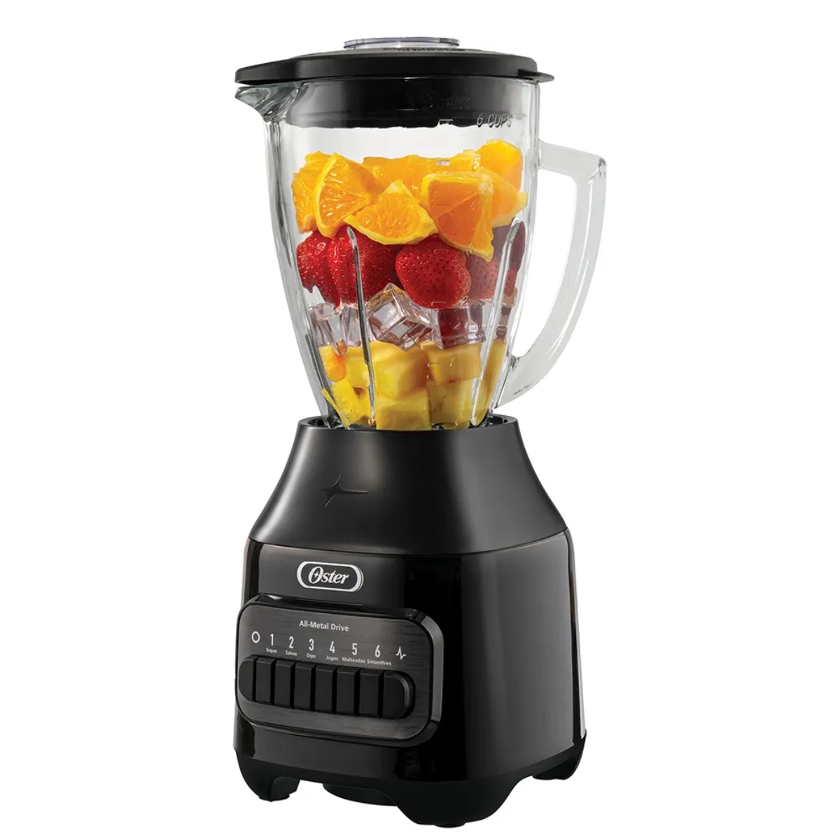Licuadora Oster BLSTPEG-BPB (2174280) Vaso Vidrio 800 Watts Negro ORTY3