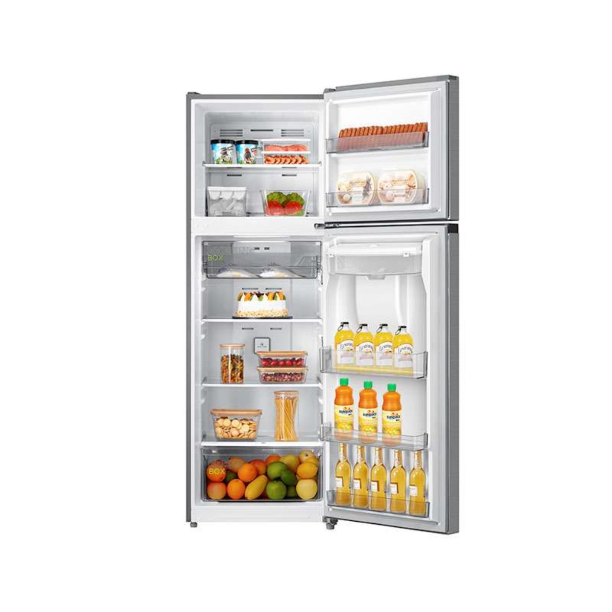 Refrigerador Midea MDRT489MTM46W 13 Pies C/Despachador Silver ALBY
