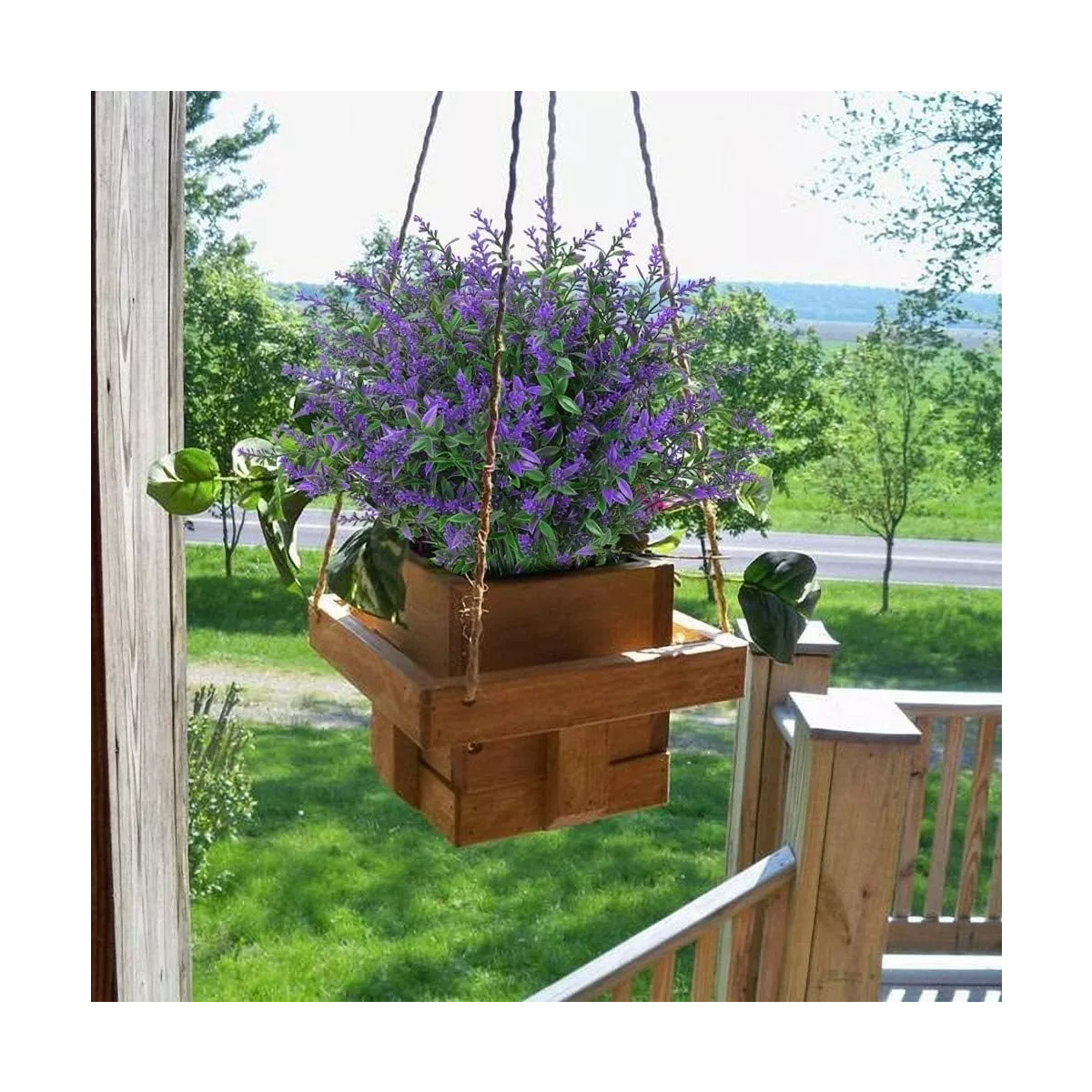 Flores Artificiales Lavanda 10 Paquetes, Para Decoración Color Violeta