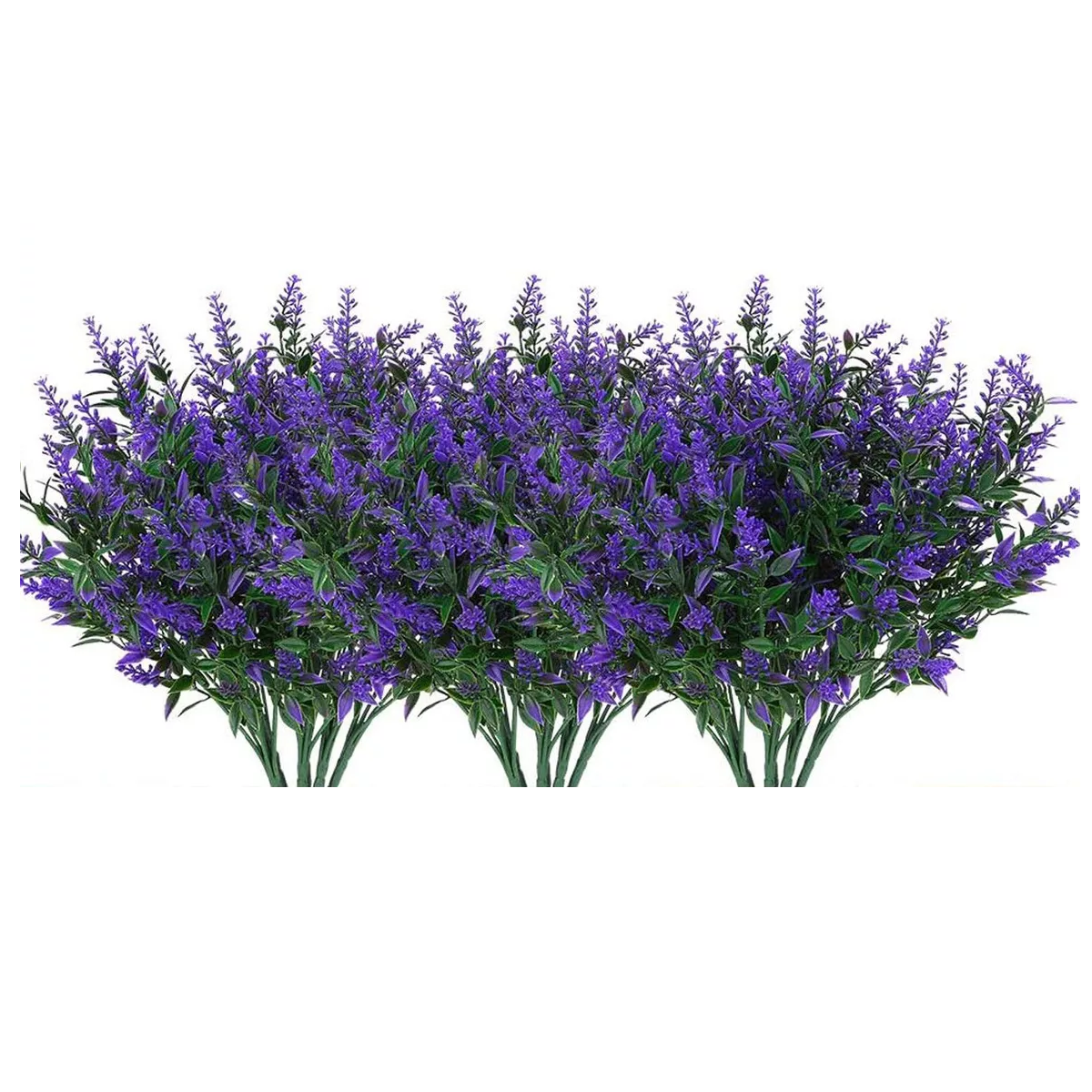 Flores Artificiales Lavanda 10 Paquetes, Para Decoración Color Violeta